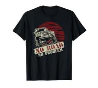 Offroad No Road No Problem I Vintage Offroad 4x4 Maglietta