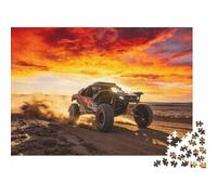 Offroad Rally Jigsaw Puzzles 1000 Pezzi Recycled Desert Rally Puzzle per Adulti Puzzle Accessori per Giochi Impossible Hard Difficult Challenging Fun Game 52x38cm/1000pcs