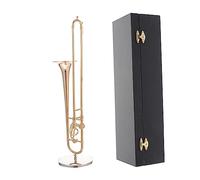 OFFSCH 1 Pezzo Piccolo Ornamento Per Trombone Di Strumento in Rame Artigianale Decorazione Da Tavolo Unico E Delicato