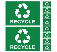 OFFSCH 10 Adesivi Per Il Riciclaggio Dei Rifiuti Adesivi Per Bidoni Della Spazzatura Etichette Per Bidoni Della Spazzatura Etichette Con Simboli Per Il Riciclaggio Dei Rifiuti