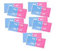 OFFSCH 10 Pezzi Adesivi per Bottiglie D'acqua per Feste di Rivelazione del del Bambino/bambina Set di Decorazioni per Baby Shower