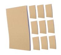 OFFSCH 10 Pezzi Kraft Paper Notebook Blank Carbonless Copy Memo Book For Business Records Order Management And Travel Notes