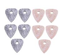 OFFSCH 10 Pezzi Plettro Chitarra Feltro Lana Plettri Chitarra Basso Plettro Ukulele Accessori