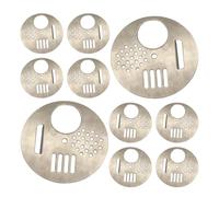 OFFSCH 10 Pezzi Riduttori Ingresso Arnia in Acciaio Inossidabile Cancello Scorrevole Accessori per Apicoltura Strumento Ventilazione e Protezione Colonie Attrezzatura per Apicoltura