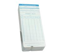 OFFSCH 100 Fogli Scheda cartacea per presenze carte orologio mensili Inceppamento carta presenze timbratura pdq bocc UPS tessere di presenza a tempo scheda di registrazione delle presenze