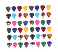 OFFSCH 100pezzi Plettro Di Plastica Per Chitarra Plettro Di Ricambio Per Ukulele Formato Classico Resistente e Flessibile Per Musicisti