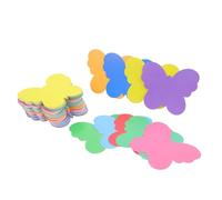 OFFSCH 108 Pezzi Sagome Colorate Cartoncino Resistente Decorazioni per Bacheche Classe Carta per Attività Creative Primaverili Ed Estive