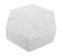 OFFSCH 10pezzi Pannelli Acustici Esagonali Feltro Per Isolamento Sonoro Assorbimento Acustico Per Studi Uffici e Home Theater Assorbenti Per Migliorare La Qualità Del Suono