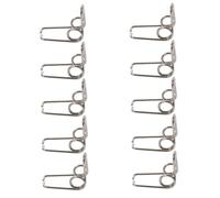 OFFSCH 10pezzi Per Tromba Inossidabile Accessori Per Chiavi Scarico Componenti Per Strumenti Musicali Dimensioni Compatte e Portatili Finitura Argento