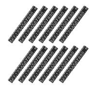 OFFSCH 12 Set Display Prezzo Regolabili e Rimovibili con Numeri e Lettere per Etichette Prezzo Gioielli Blocchi Versatili per Esposizione e Banchi Negozio