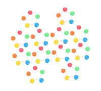 OFFSCH 12pezzi Braccialetti Per Campanellini Colorati Giocattoli Musicali Per e Attività Scolastiche