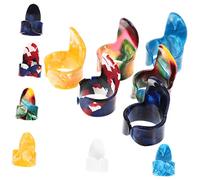 OFFSCH 12pezzi Plettri Per Chitarra in Xilonite Per Chitarra Acustica Elettrica Basso Stile Dito Impugnatura Resistenti e Duraturi Superficie Liscia