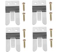 OFFSCH 12pezzi Supporti Metallo Per Microfono Clip Per Microfoni Radio Compatibili Con Facili Da Installare e Resistenti