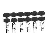 OFFSCH 12sets Manopole Di Blocco Per Accordatura Chitarra Maniglie Per Chitarra Acustica Design Elegante e Robusto Accessori Per Musicisti Facile Installazione
