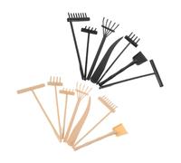 OFFSCH 14 Pezzi Rastrello Per Sabbiera Mini Landscape Strumenti Per Sabbiera in Plastica Sicuri E Comodi Da Usare