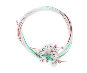 OFFSCH 15pezzi Corde per Arpa di Ricambio in Metallo Corde per Strumento Musicale Accessori Professionali per Lira Classica Sostituzione per Arpa