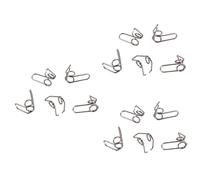 OFFSCH 15pezzi Molla Di Scarico Per Tromba Ricambi Per Strumenti Musicali Ottone Facile Da Sostituire Piccole Pratico Accessorio Per Riparazioni Argento