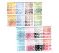 OFFSCH 16 Fogli Adesivi Numeri Scrapbooking Decorazioni Fai Da Te Adesivi Autoadesivi