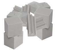 OFFSCH 16 Pezzi Pannello Fonoassorbente Diffusore Acustico Trappole Per Bassi Cuscinetti Isolanti Materiale Fonoisolante Per Angoli Da Parete in Cotone
