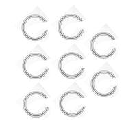 OFFSCH 16 Pz Decalcomanie ad acqua per chitarra decalcomania del foro sonoro dell'intarsio anello del foro sonoro adesivi chitarra decalcomania rosetta per chitarra rosetta della buca pvc
