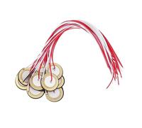 OFFSCH 18pezzi Elementi Piezoelettrici Ceramica Per Chitarra e Strumenti Musicali Dischi Diaphragm Sensibili e Leggeri Per Applicazioni Elettroniche e Trigger Di Batteria