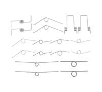 OFFSCH 18pezzi Molle Torsionali Di Ricambio Per Coperchio Bidone Spazzatura Molla Piccola Per Coperchi Ribaltabili Resistente e Stabile Per Manutenzione Facile Senza Attrezzi