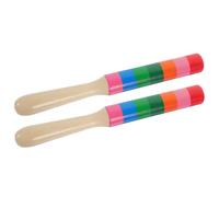 OFFSCH 1paio Bacchette Di Legno Per Percussione Strumenti Musicali Educativi Per Sviluppo Del Ritmo e Creatività Di Bacchette Resistenti e Versatili Suono e Vibrante Per Performance