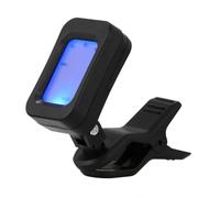 OFFSCH 1pezzi Accordatore Elettronico Per Ukulele Basso e Violino Et Display Led Funzione Di Spegnimento Automatico e Pad Per Protezione Nero