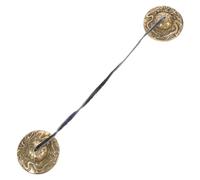 OFFSCH 1pezzi Brass Meditation Cymbal Bell with Storage Bag for Yoga and Mindfulness Practices for Ceremonies and Relaxation