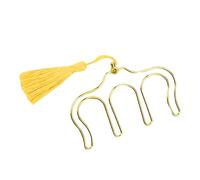 OFFSCH 1pezzi Clip Musicale Metallo Per Spartiti Porta Pagina Per Libri Design Elegante Oro Accessorio Pratico Per Musicisti e Amanti Della