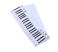 OFFSCH 1pezzi Piano Keyboard Stickers Chiavi Per Principianti Adesivi Simulazione Per Insegnamento e Esercizi Per Apprendimento Facile e