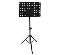 OFFSCH 1pezzi Porta Spartiti Per Chitarra Supporto Telescopico Nero Per Musica e Performance