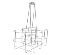 OFFSCH 1pezzi Portabottiglie Acciaio Inossidabile Per Bottiglie Organizer Da Trasporto Per e Vino Design Compatto e Leggero Per Picnic e Feste