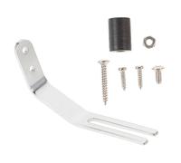 OFFSCH 1pezzi Supporto Per Battipenna Per Chitarra Elettrica Materiale Finitura Resistente Accessorio Ricambio Per Chitarra e Jazz Facile Installazione Senza Attrezzi Completo Viti Tubo e