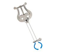 OFFSCH 1pezzi Supporto Portatile Per Spartiti Per Tromba Clip Holder Per Musica Leggero e Resistente Argento