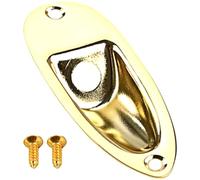 OFFSCH 1set Accessori Per Chitarra Elettrica Piastra Jack Resistente All Usura Compatibile Con Facile Installazione e Design Pratico Per Migliorare Le Prestazioni Dello Strumento