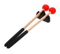 OFFSCH 1set Bacchette Percussivper Strumenti Musicali Bacchette Per Marimba e Xilofono Con Supporto Per Riporre e Trasportare Adatte Principianti