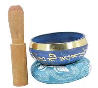 OFFSCH 1set Ciotola Canto Tibetana Per Meditazione Set Completo Con Cuscino e Bastoncino Diameter Design Elegante e Funzionale Per Relax e Benessere Spirituale Perfetta Per Decorazione e