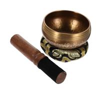 OFFSCH 1set Ciotole Per Meditazione e Yoga Fatti Mano Ciotola Canora Per Pratiche Zen Include e Base Per Insegnanti e Studenti Di Meditazione