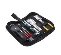 OFFSCH 1set Completo Di Strumenti Professionali Per Riparazione e Manutenzione Chitarra Kit Utensili Per Liutaio Per Pulizia e Sostituzione Corde Facile Da Trasportare e Pratico