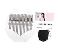 OFFSCH 1set Kalimba Da Note Trasparente Con Custodia Eva Strumento Musicale Portatile Per Insegnamento e Ottimo Per Ragazza e Principianti