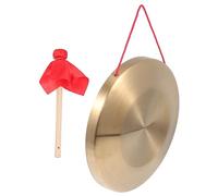OFFSCH 1set Strumenti Musicali Rame Gong Manuale Martello Per Meditazione e Cerimonie Per Festa e Giochi Sportivi