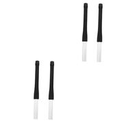 OFFSCH 2 Paia Di Spazzole Per Batteria in Filo Di Nylon Per Esercitarsi Strumento Per Batteristi Accessorio Per Band Giovanili Manico in Plastica Con Borsa Per Il Trasporto