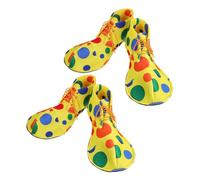 OFFSCH 2 Paia Scarpe da Clown Costume Copriscarpe Oversize Colorate per Feste Halloween e Spettacoli Circensi Adatte Adulti e Leggere e Facili da Indossare