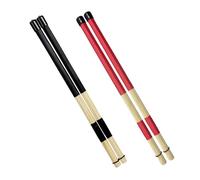 OFFSCH 2 Paia Spazzole per Batteria in Resistente Jazz per Pratica e Performance Musicale Accessori Percussione per Controllo Sonoro e Trasportabilità Facile