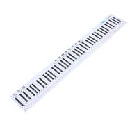 OFFSCH 2 Pcs 88 Tastiera Di Pianoforte Tabella Di Parete Adesivo Lettera Lettera Pianoforte Adesivi Tastiera Del Pianoforte Note Musicali Pianoforte Digitale Tastierino Numerico Tastiera