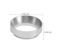 OFFSCH 2 Pezzi Anello Dosatore Espresso in di Alluminio con Magnete Imbuto Dosatore per Macchine da Caffè Riduce Dispersione Polvere e Garantisce Preparazione Pulita