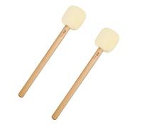 OFFSCH 2 Pezzi Bacchette Batteria Feltro Bacchette Batteria Musicali Principianti Professionisti