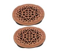 OFFSCH 2 Pezzi Copertura per Suono Chitarra Acustica in Legno Massello Scuro Riduce Feedback e Rumore Antifeedback per Performance e Pratica