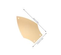 OFFSCH 2 Pezzi Copertura Regolatore Truss in Metallo per Chitarra Elettrica e Basso Alluminio Lega Resistente alla Corrosione Accessorio Sostitutivo Dorato per Testa Manico